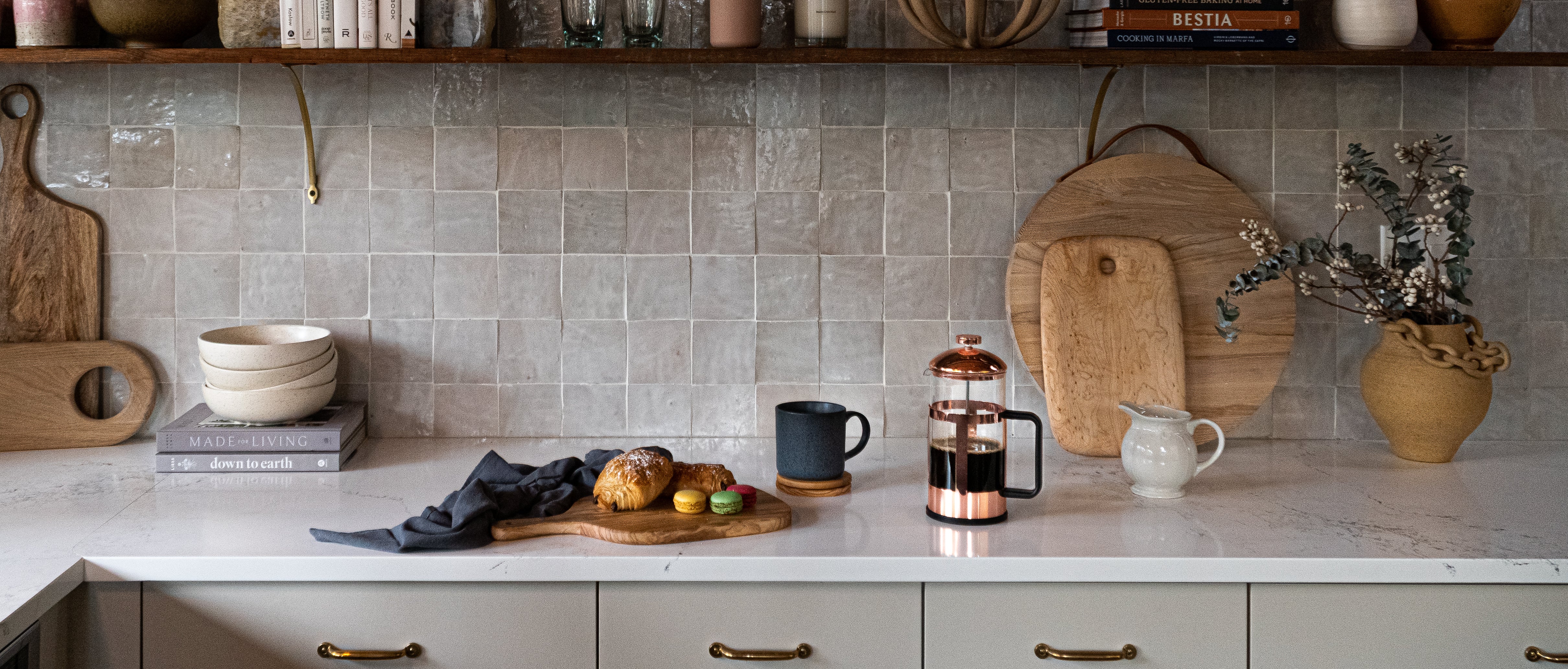 French Press Replacement Glass; for Bodum, Café Crush Carafe Club, Fire Hardened Borosilicate Beaker 34 Ounce|1Liter Size (White Measures)